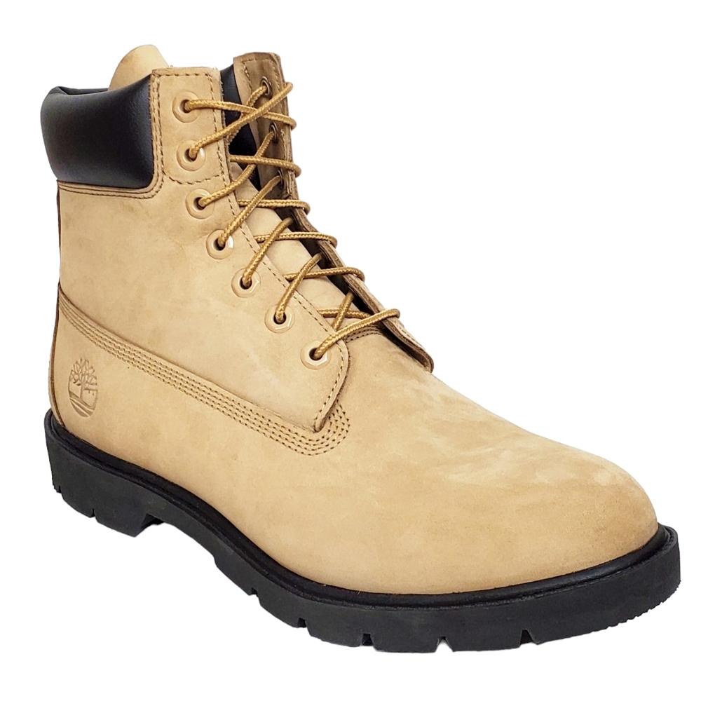 New Timberland mens classic 6 Inch boots natural beige nubuck waterproof lace up